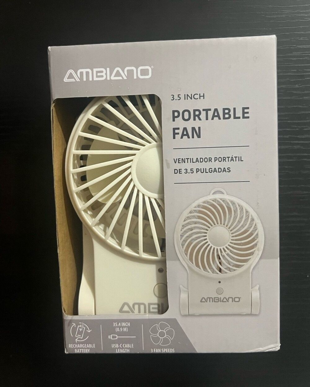 Ambiano  3.5 Inch Portable Fan
